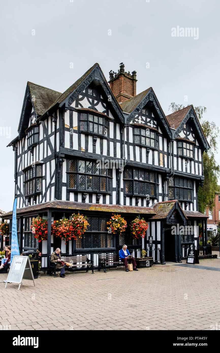 Black and white house museum hereford hires stock photography and