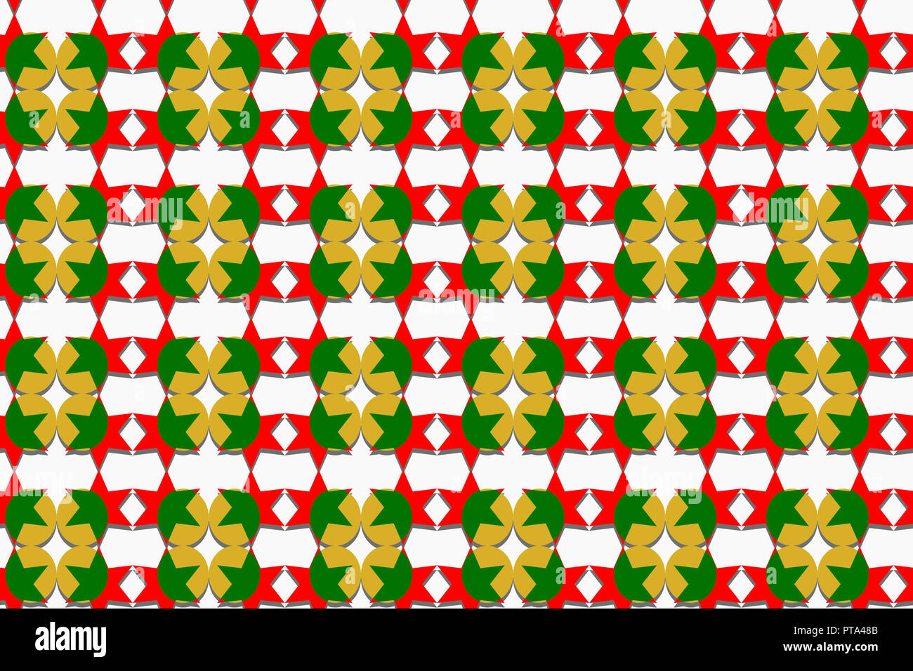 christmas theme seamless pattern of stars and round shapes in red green and gold colors with shadow white background paper art style - Why Are Red And Green Christmas Colors christmas theme seamless pattern of stars and round shapes in red green and gold colors with shadow white background paper art style - Why Are Red And Green Christmas Colors