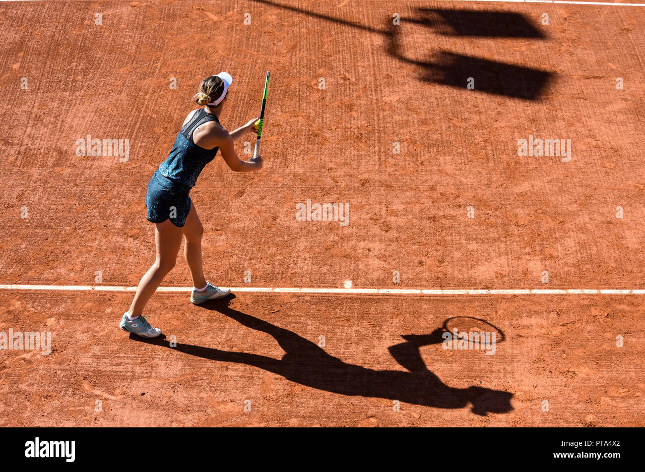 details of a women's tennis match Stock Photo Alamy