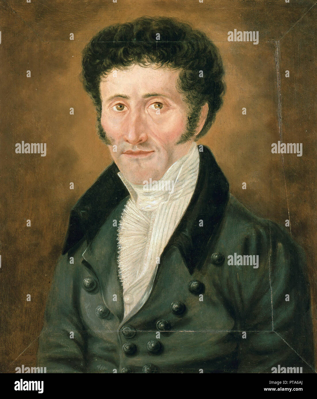 Self-Portrait. Creator: Hoffmann, Ernst Theodor Amadeus (1776-1822). Stock Photo