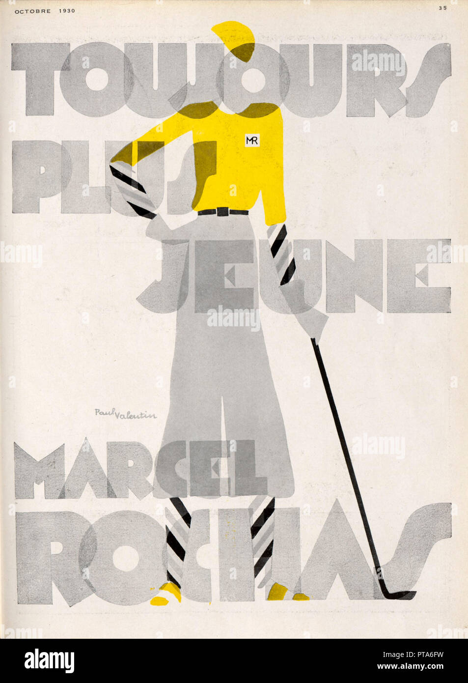 Marcel Rochaix Marcel Rochas. Toujours plus jeune, 1930. Creator: Valentin, Paul ...