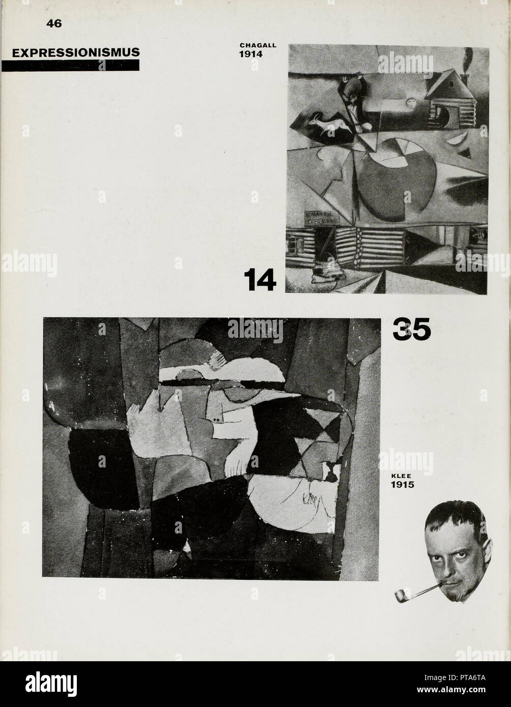 Expressionism. From: Die Kunstismen. (The Isms of Art) by El Lissitzky und Hans Arp, 1925. Creator: Lissitzky, El (1890-1941). Stock Photo