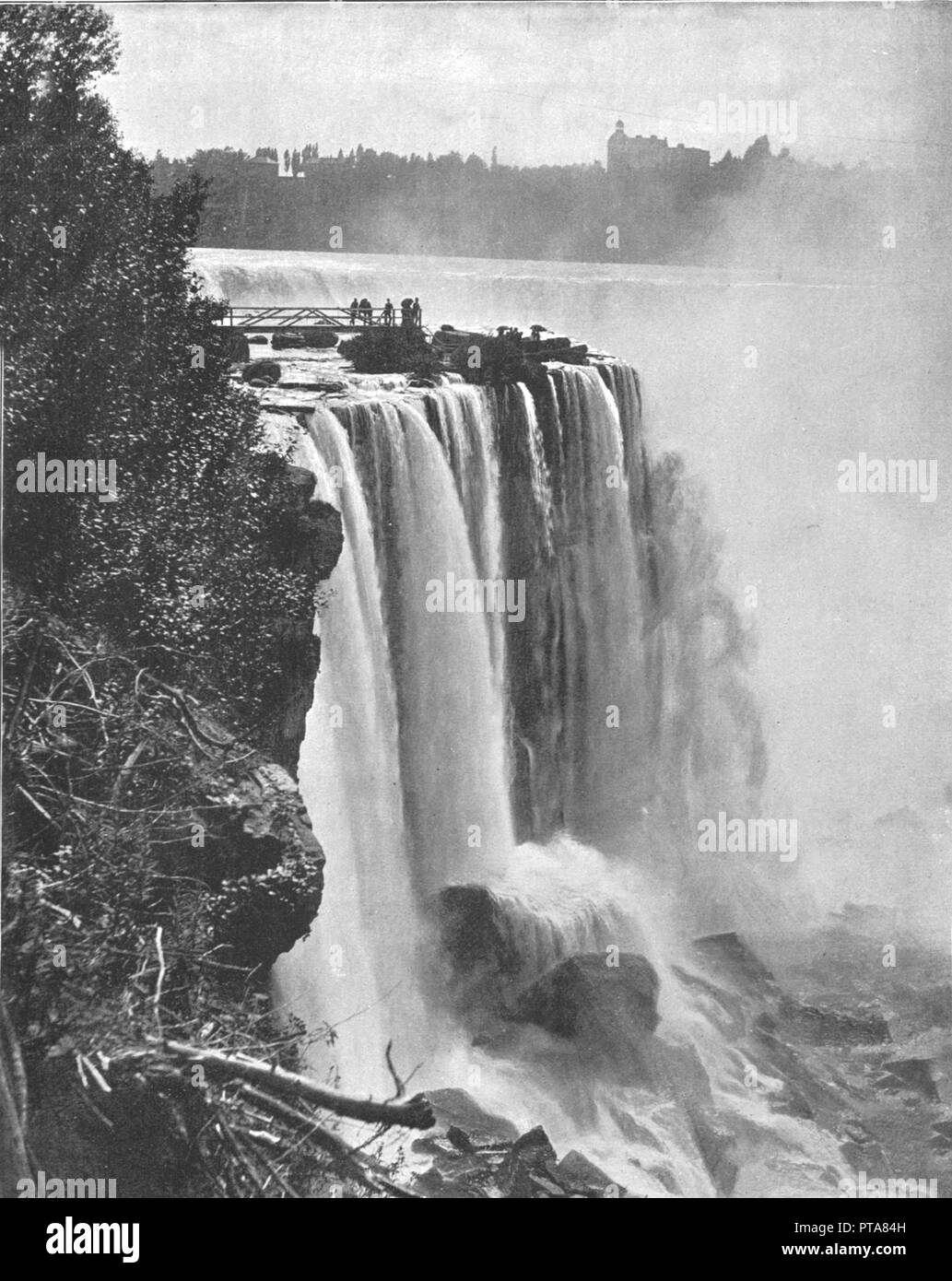 Horseshoe Falls, Niagara, North America, c1900. Creator Unknown Stock