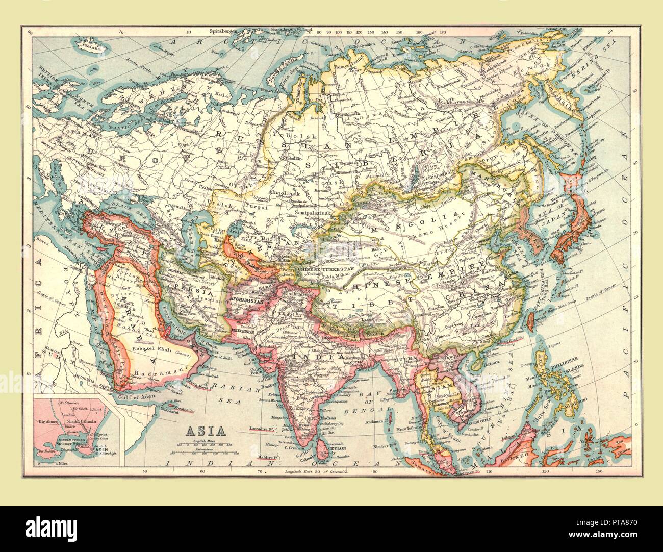 China map 20th century hi-res stock photography and images - Alamy