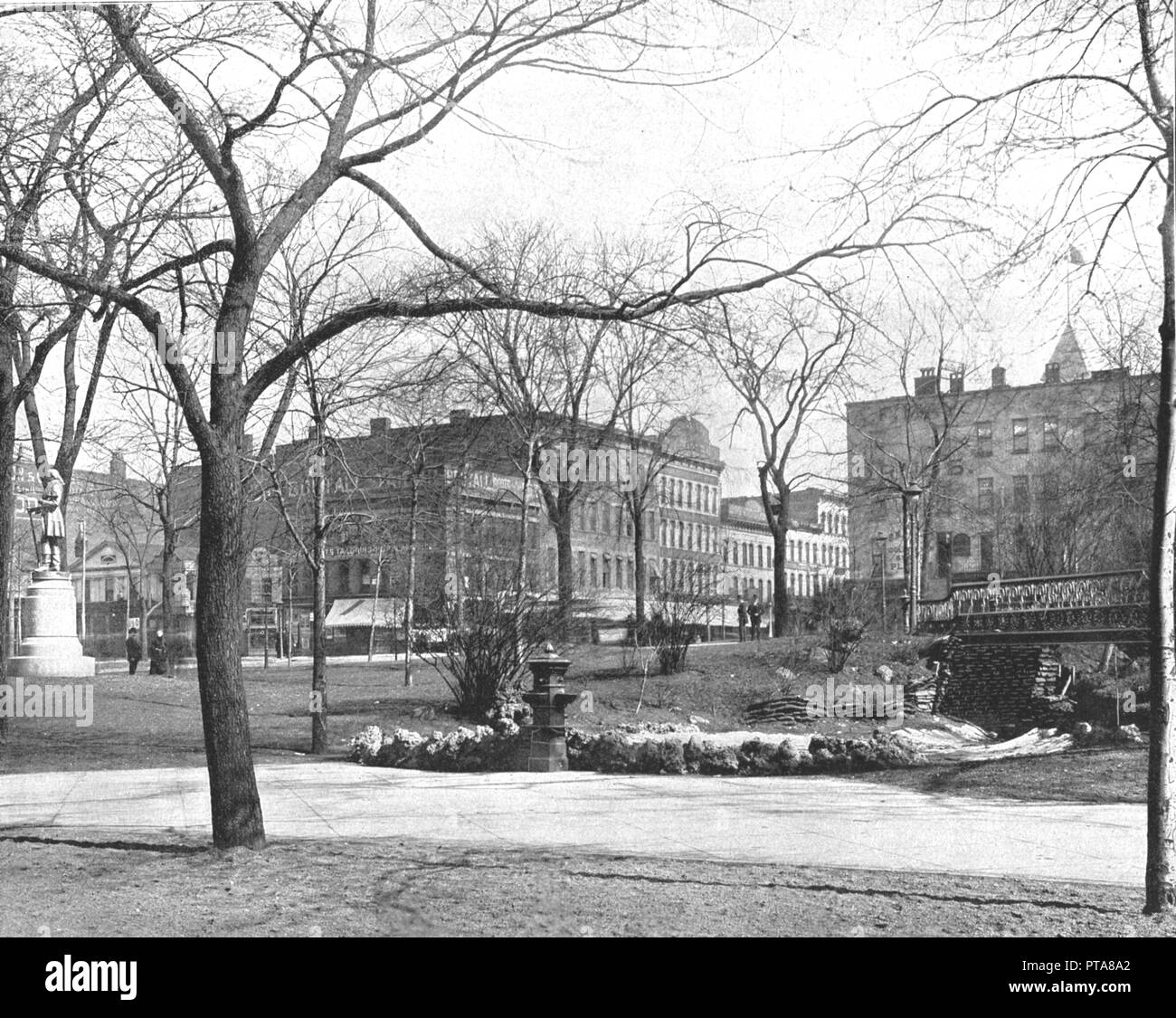 Public Square, Cleveland, Ohio, USA, c1900. Creator Unknown Stock