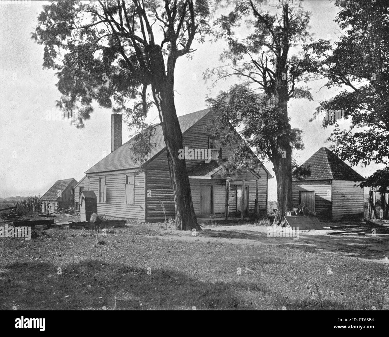 House in which Stonewall Jackson died, Richmond, Virginia, USA, c1900. Creator: Unknown. Stock Photo