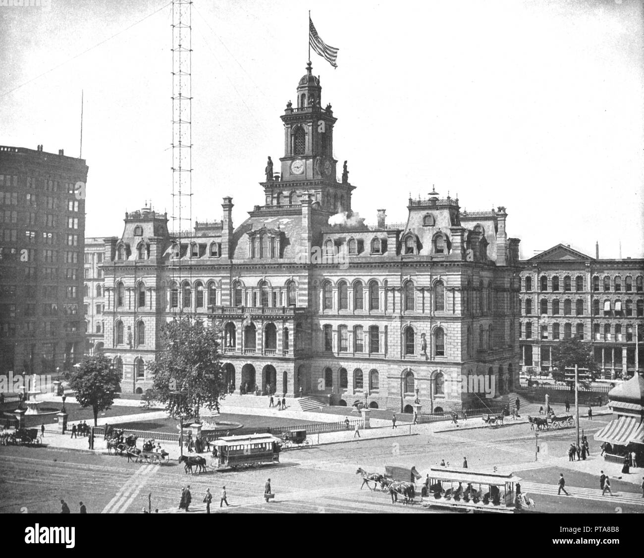 Detroit city hall hi-res stock photography and images - Alamy