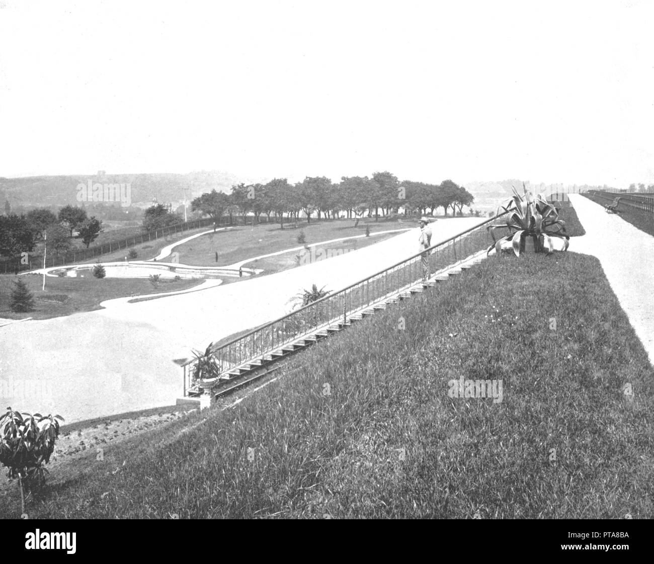 Highland Park, Pittsburgh, Pennsylvania, USA, c1900.  Creator: Unknown. Stock Photo