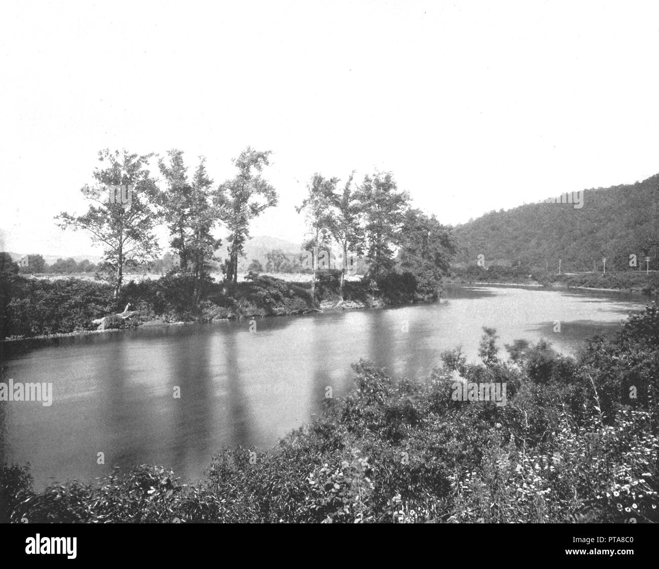 On the Conemaugh, near New Florence, Pennsylvania, USA, c1900.  Creator: Unknown. Stock Photo