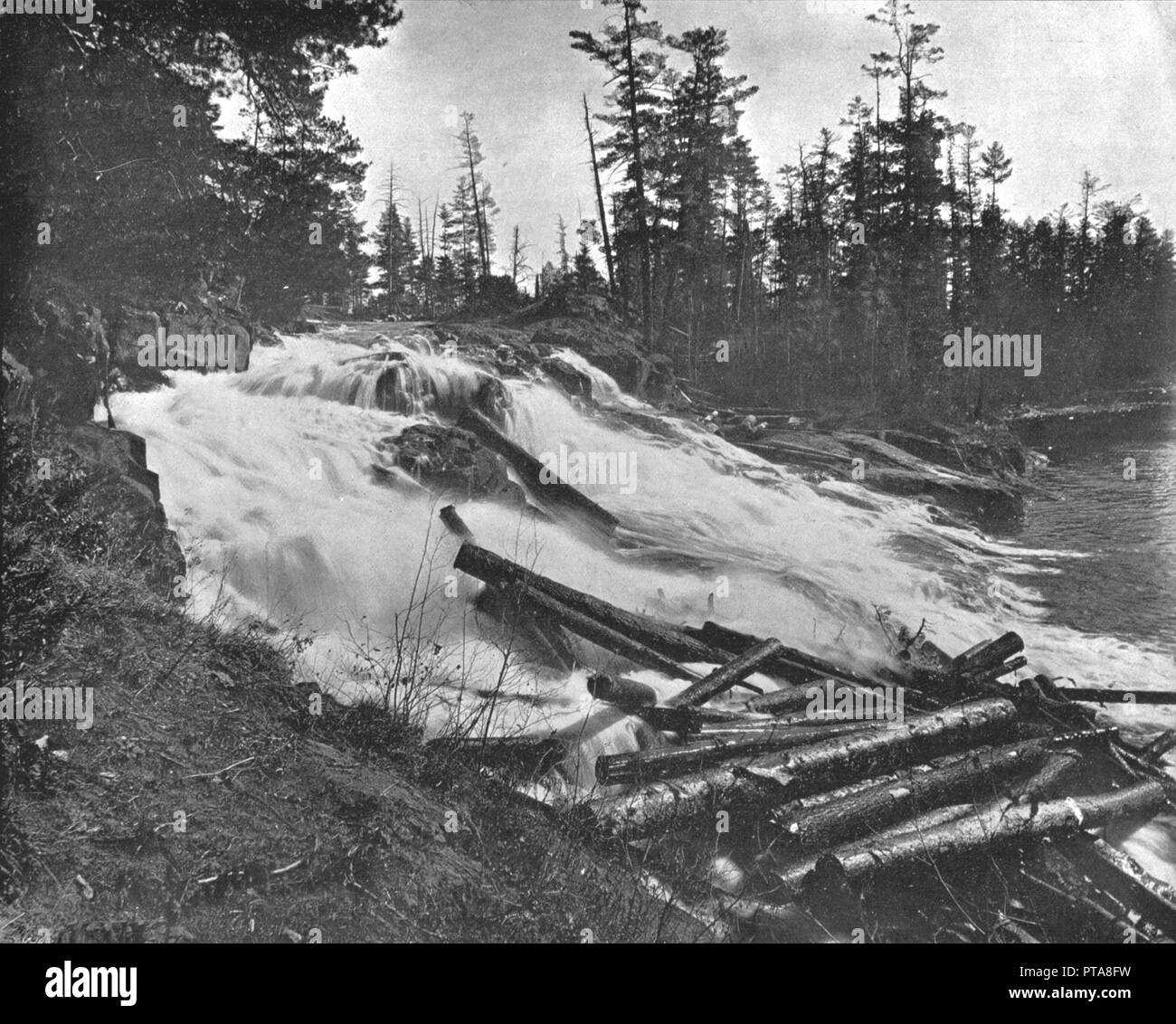 Big Falls, Peshtigo River, Wisconsin, USA, c1900. Creator Unknown