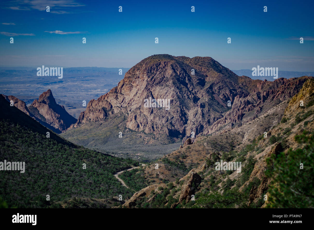 Mountain range in Big Bend National Park Stock Photo Alamy