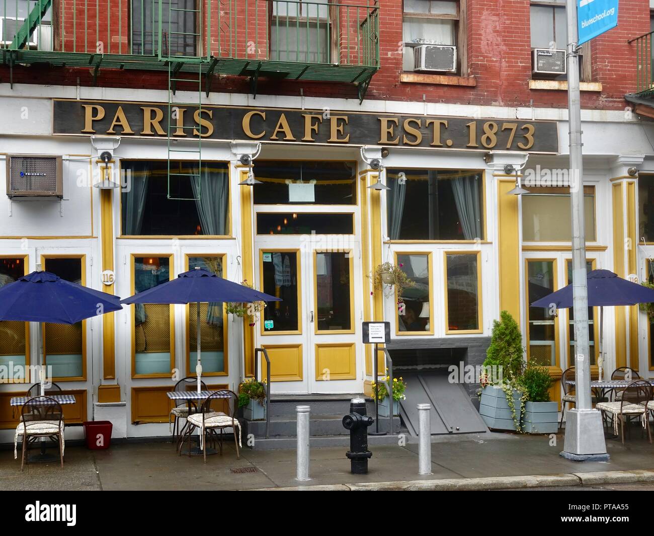 Paris Cafe, Established 1873, one of New York City's oldest restaurants