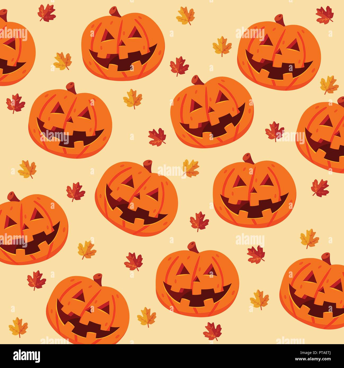 Halloween pattern background vector illustration Stock Vector Image ...