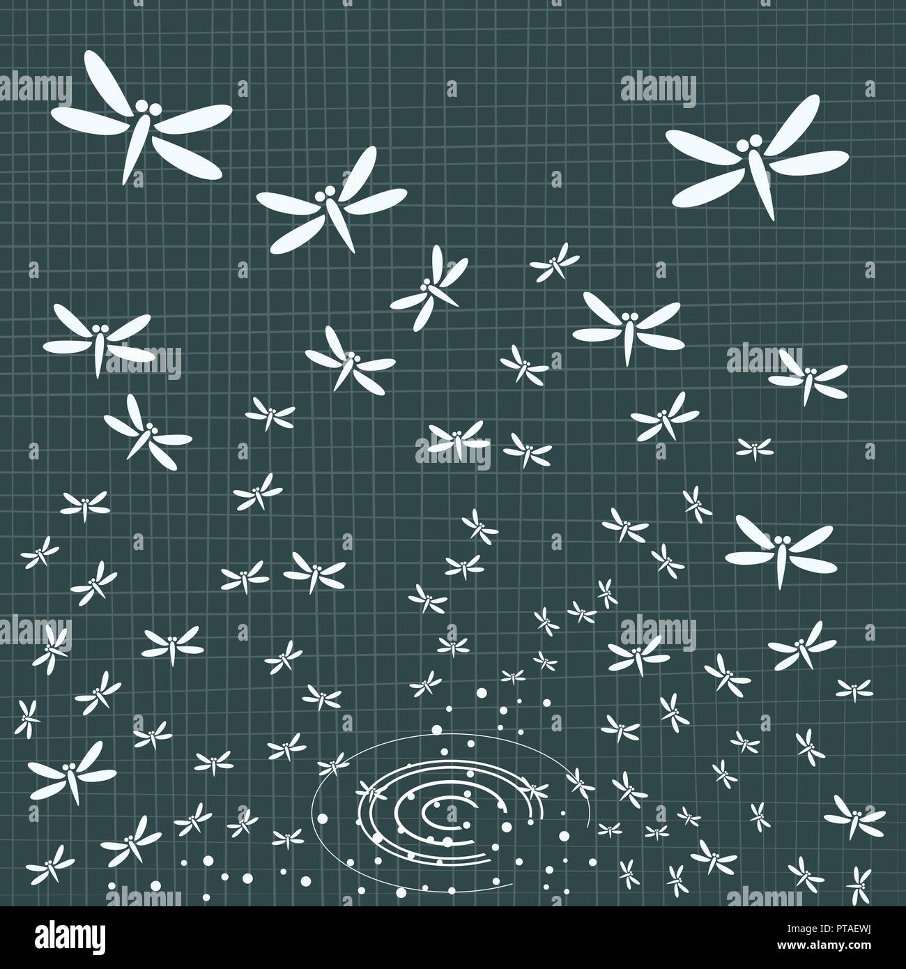 Pattern background in Japanese style design for wallpaper decoration Stock Vector