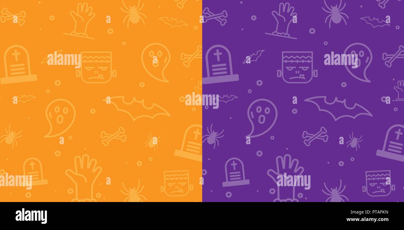 Halloween pattern background vector illustration Stock Vector Image ...