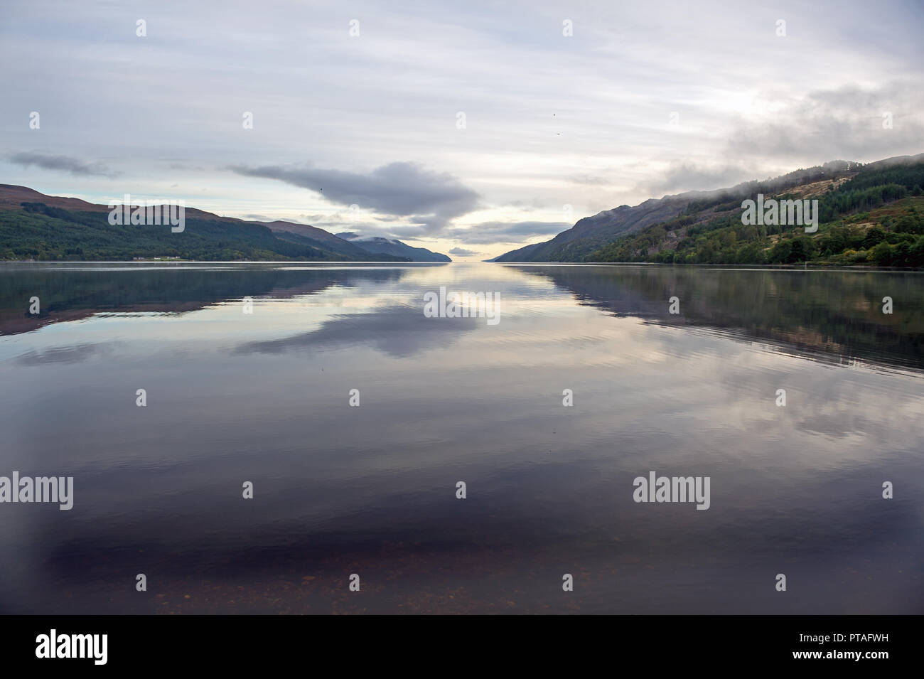 Loch Ness on a calm day Stock Photo