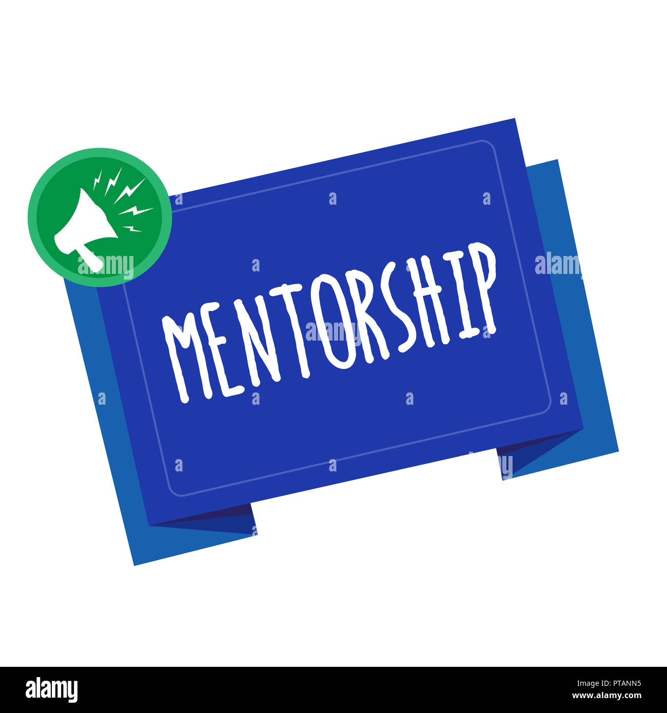 Conceptual hand writing showing Mentorship. Business photo text Guidance provided by a mentor experienced knowledge demonstrating. Stock Photo