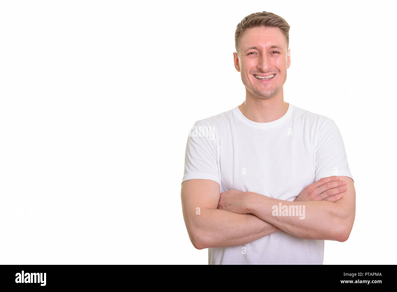 Handsome confident man isolated hi-res stock photography and images - Alamy