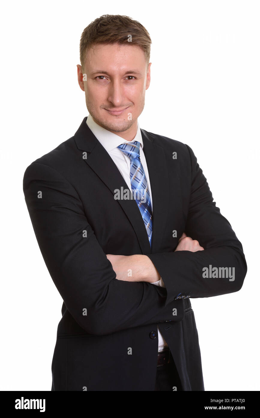 Isolated business man white background hi-res stock photography and ...
