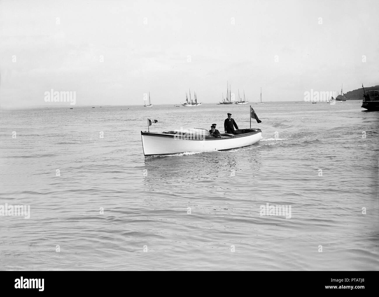 The Royal Thames Yacht Club's motor launch 'Salee Rover', 1912. Creator: Kirk & Sons of Cowes. Stock Photo