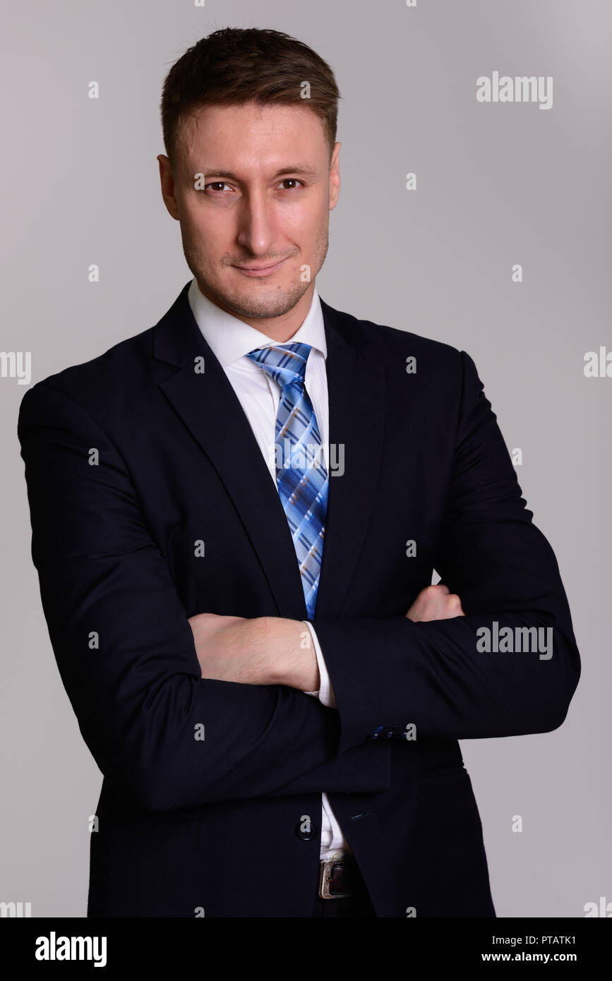 Adult caucasian man worker hi-res stock photography and images - Alamy