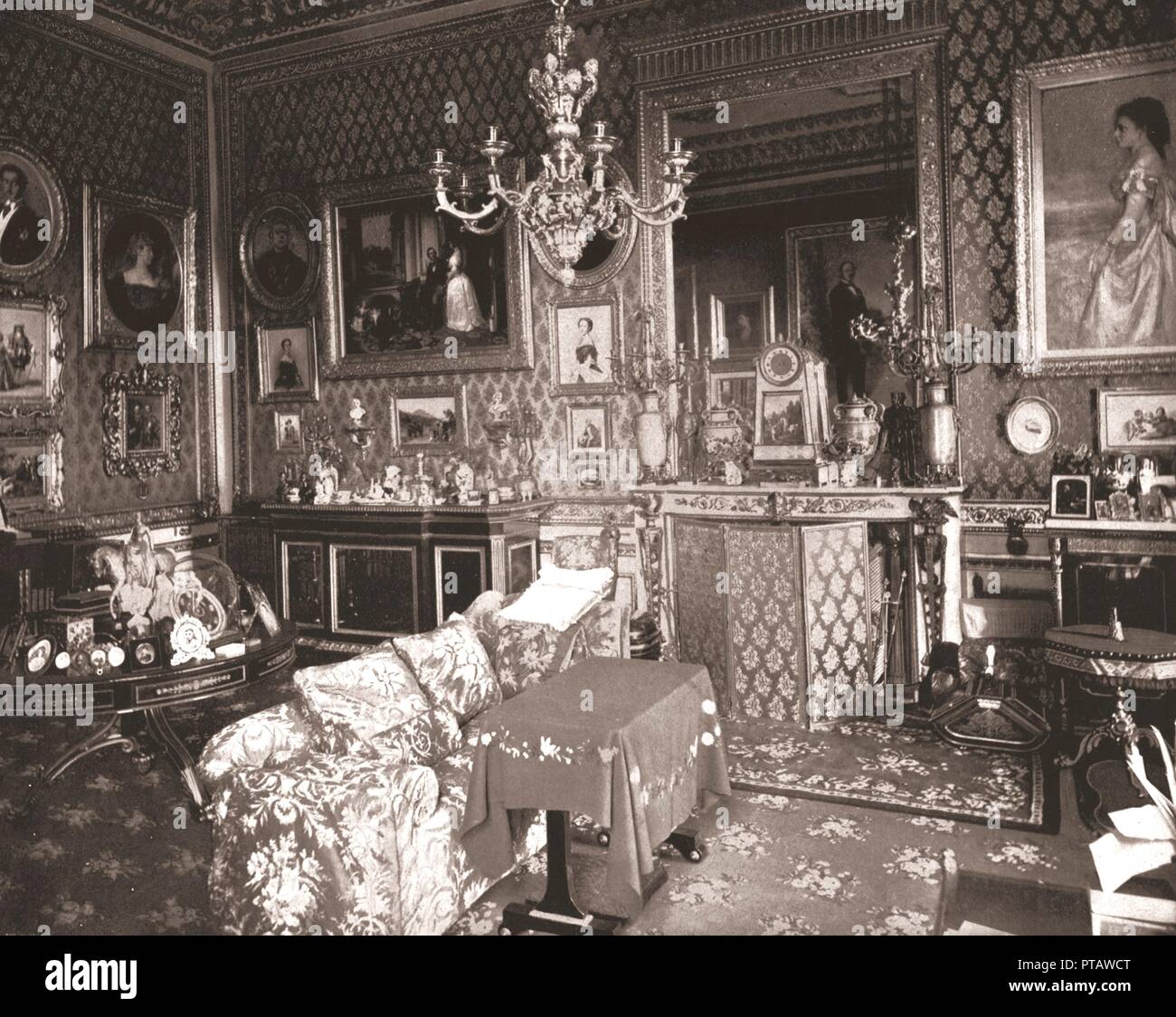 The Queen S Sitting Room Windsor Castle Berkshire 1894
