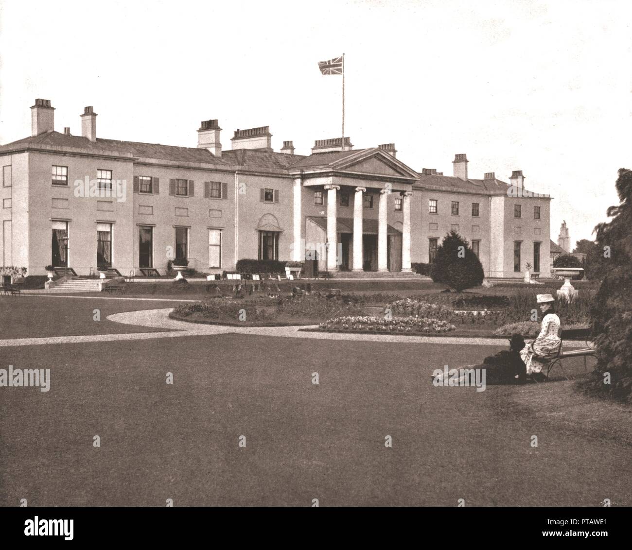 The Viceroy's Lodge, Dublin, Ireland, 1894. Creator: Unknown. Stock Photo