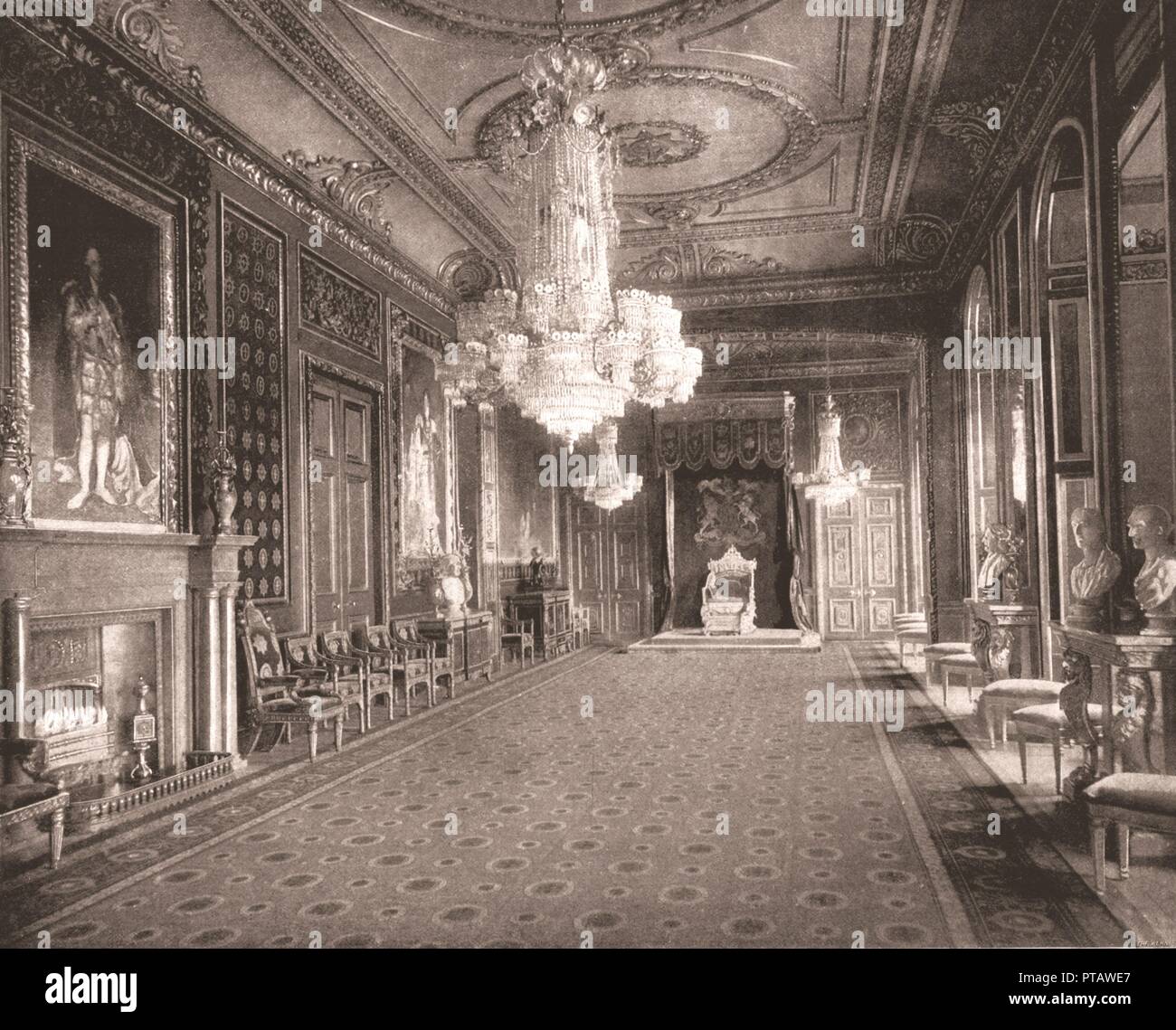 The Throne Room Windsor Castle Berkshire 1894 Creator