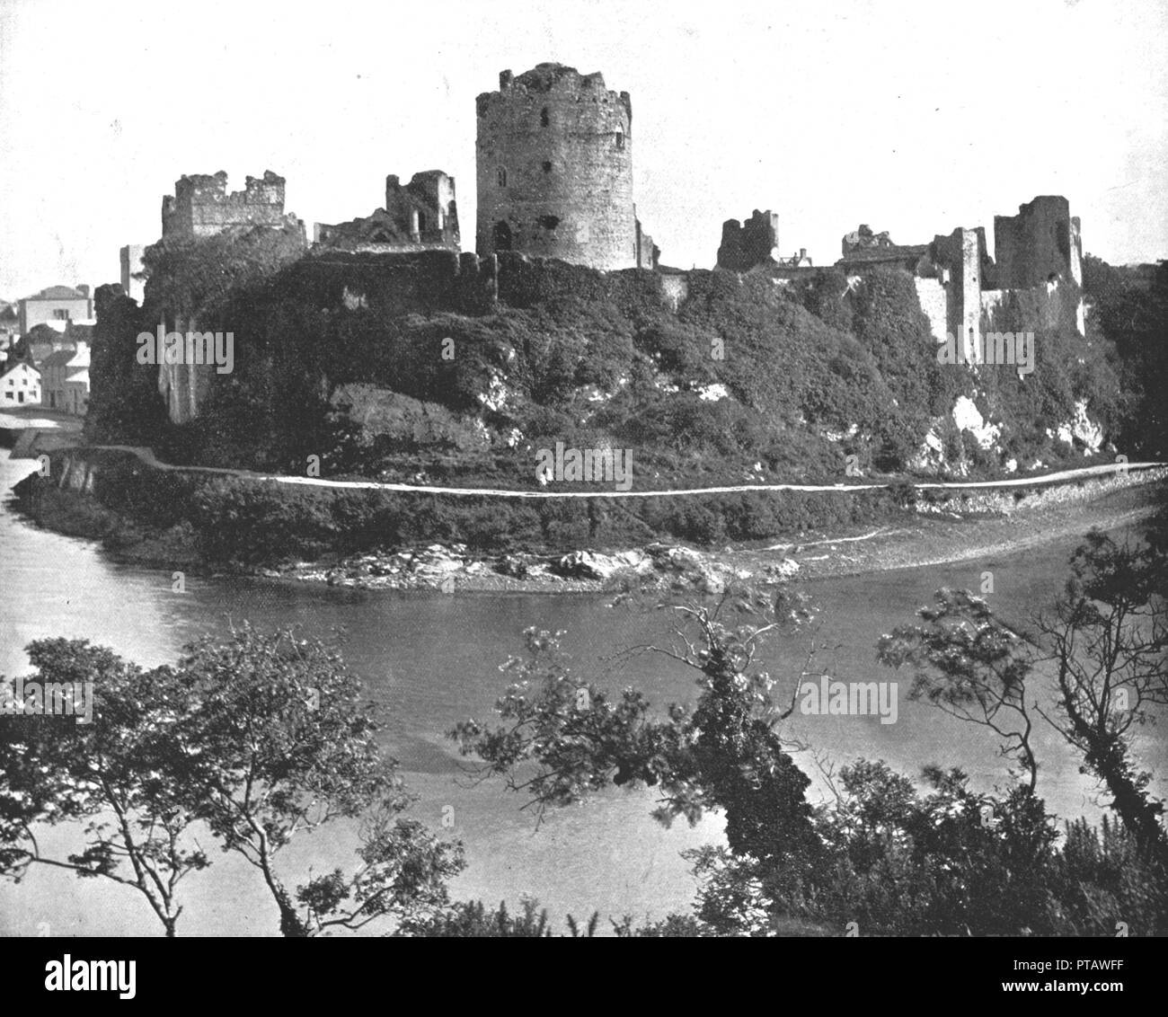 Pembroke Castle, Pembrokeshire, Wales, 1894. Creator: Unknown. Stock Photo