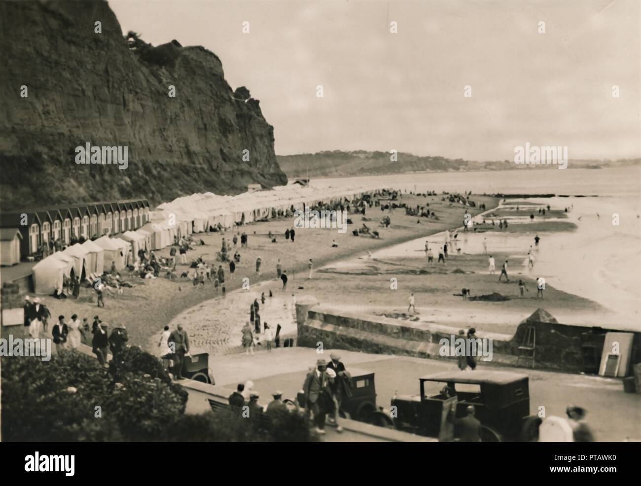 'Small Hope Beach, Shanklin, I.W.', c1920. Creator: Unknown. Stock Photo