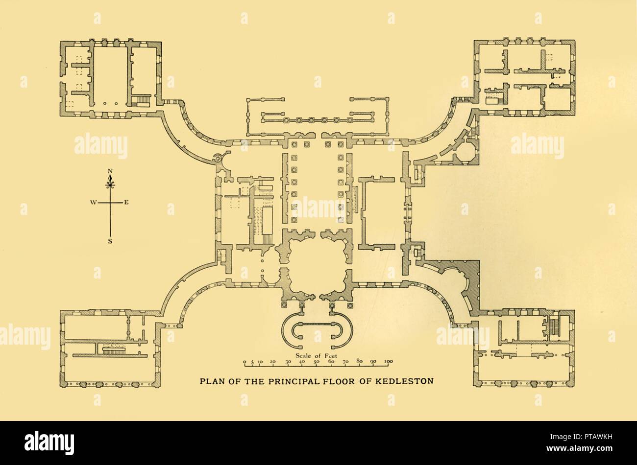 Kedleston Hall In Kedleston Stock Photos & Kedleston Hall In Kedleston