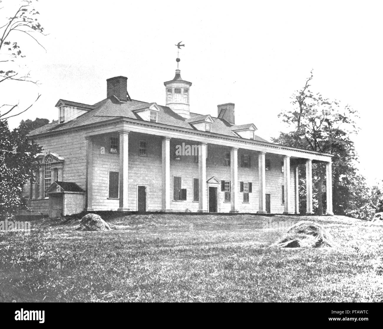 washingtons home Black and White Stock Photos & Images Alamy