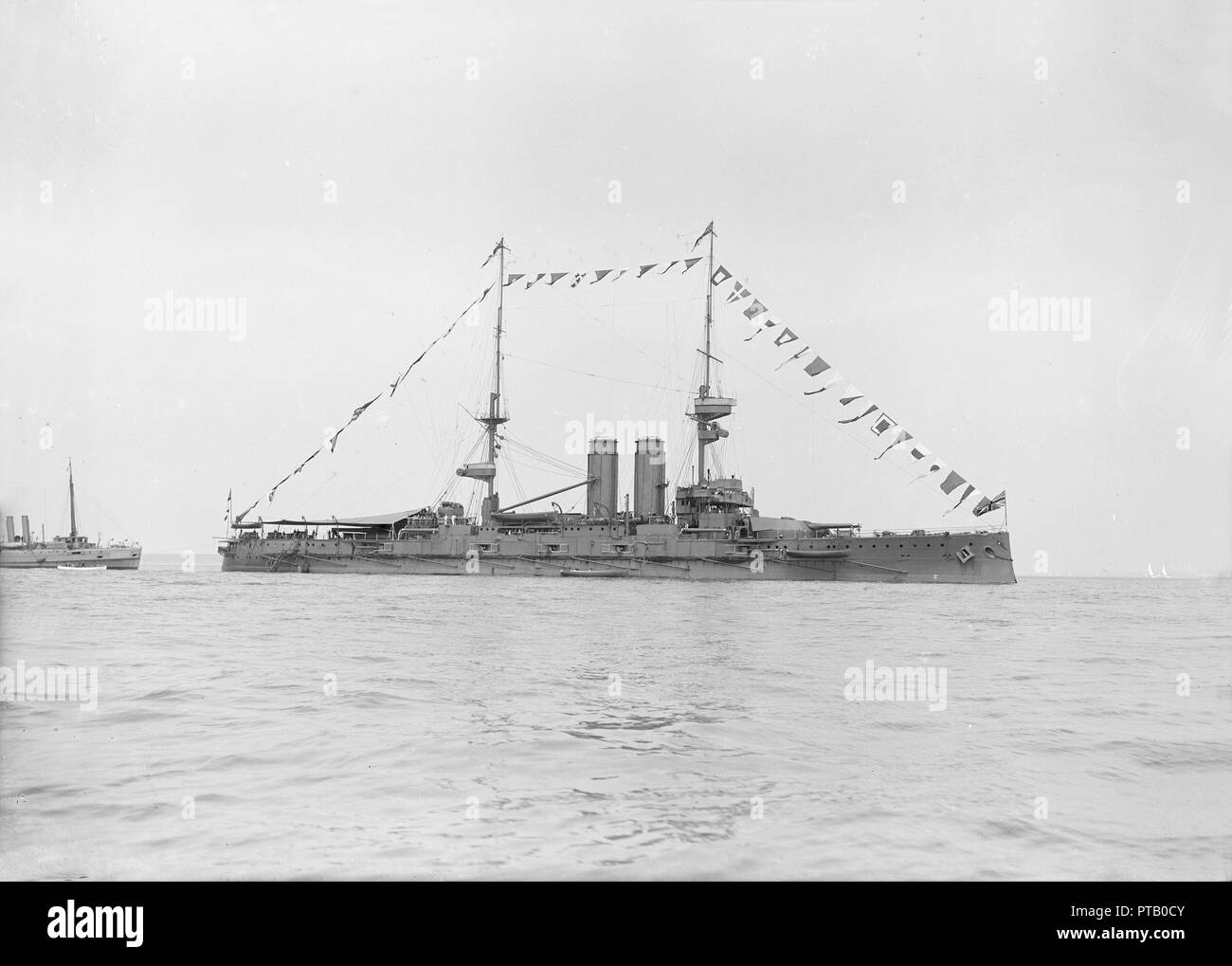 HMS Zealandia, 1913. Creator: Kirk & Sons of Cowes. Stock Photo