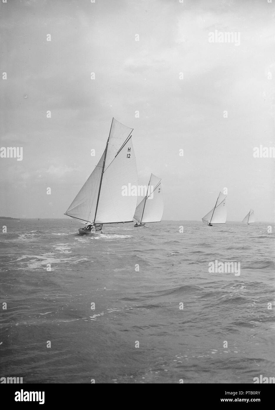 Group sailing england Black and White Stock Photos & Images - Alamy