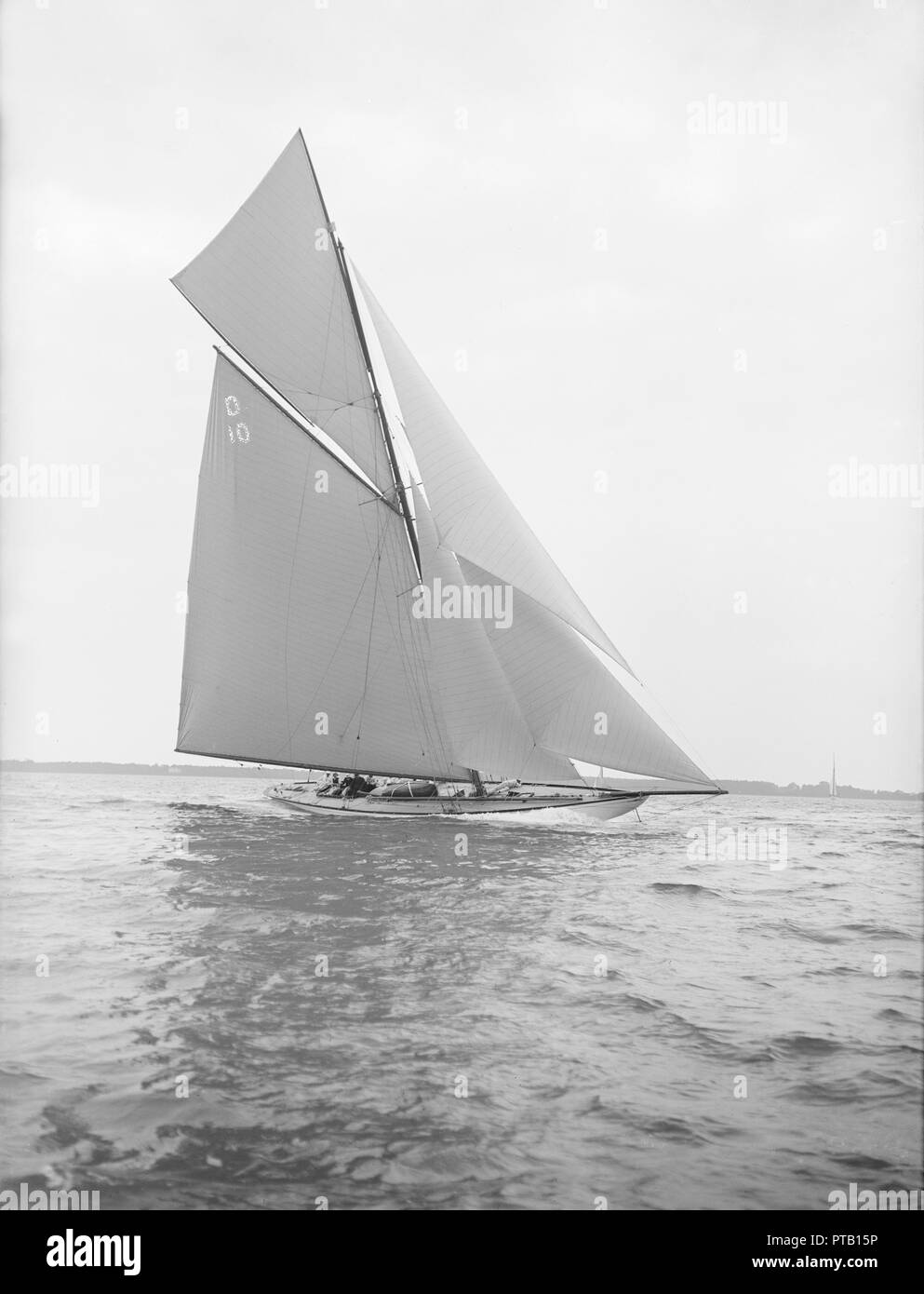 'The Lady Anne' 15-metre cutter, 1913. Creator: Kirk & Sons of Cowes. Stock Photo