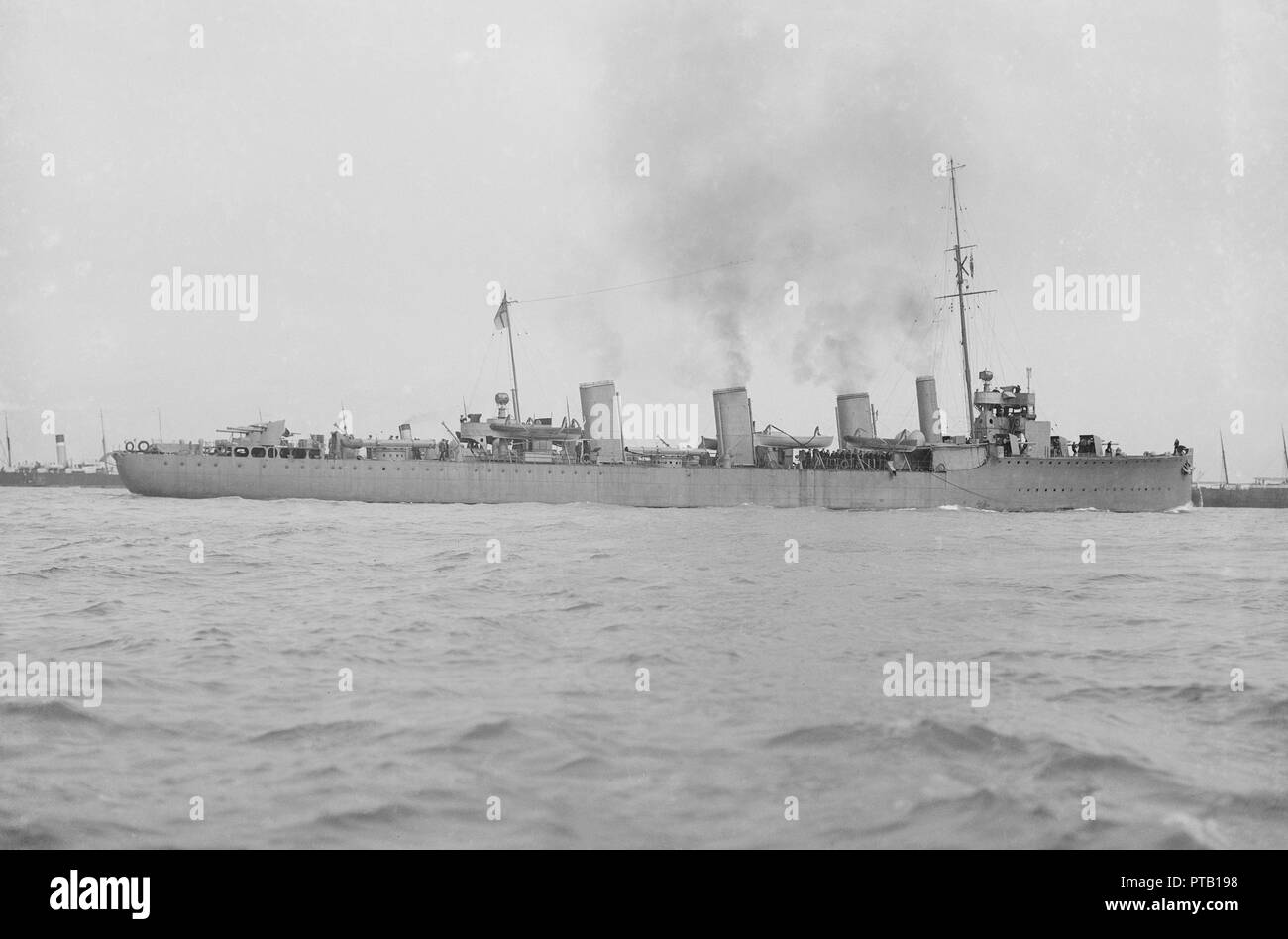 'HMS Faulknor', 1914. Creator: Kirk & Sons of Cowes Stock Photo - Alamy