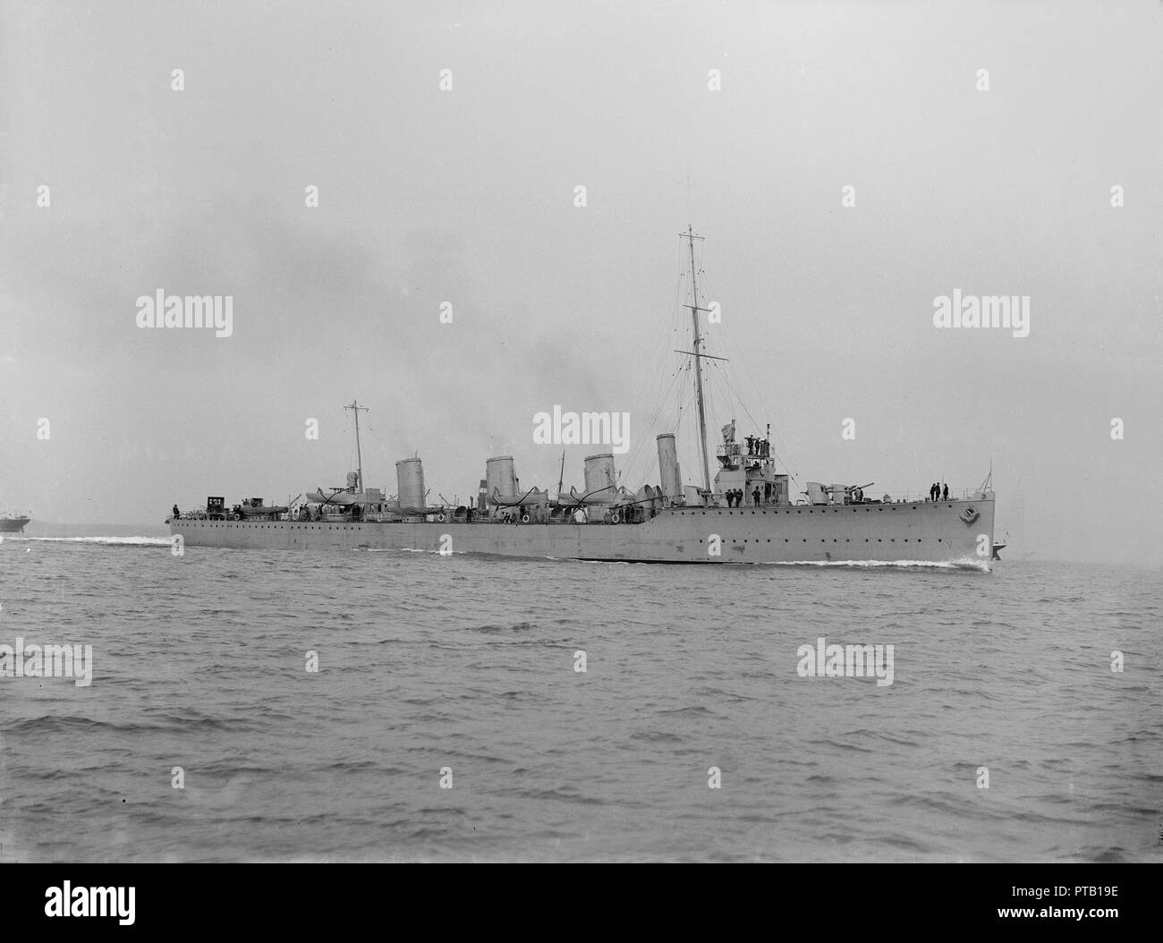 'HMS Broke', 1914. Creator: Kirk & Sons of Cowes Stock Photo - Alamy