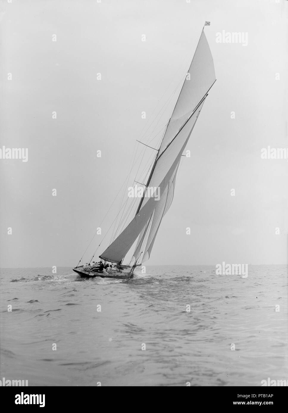 The 15 Metre class 'Pamela' sailing close to the wind, 1913. Creator