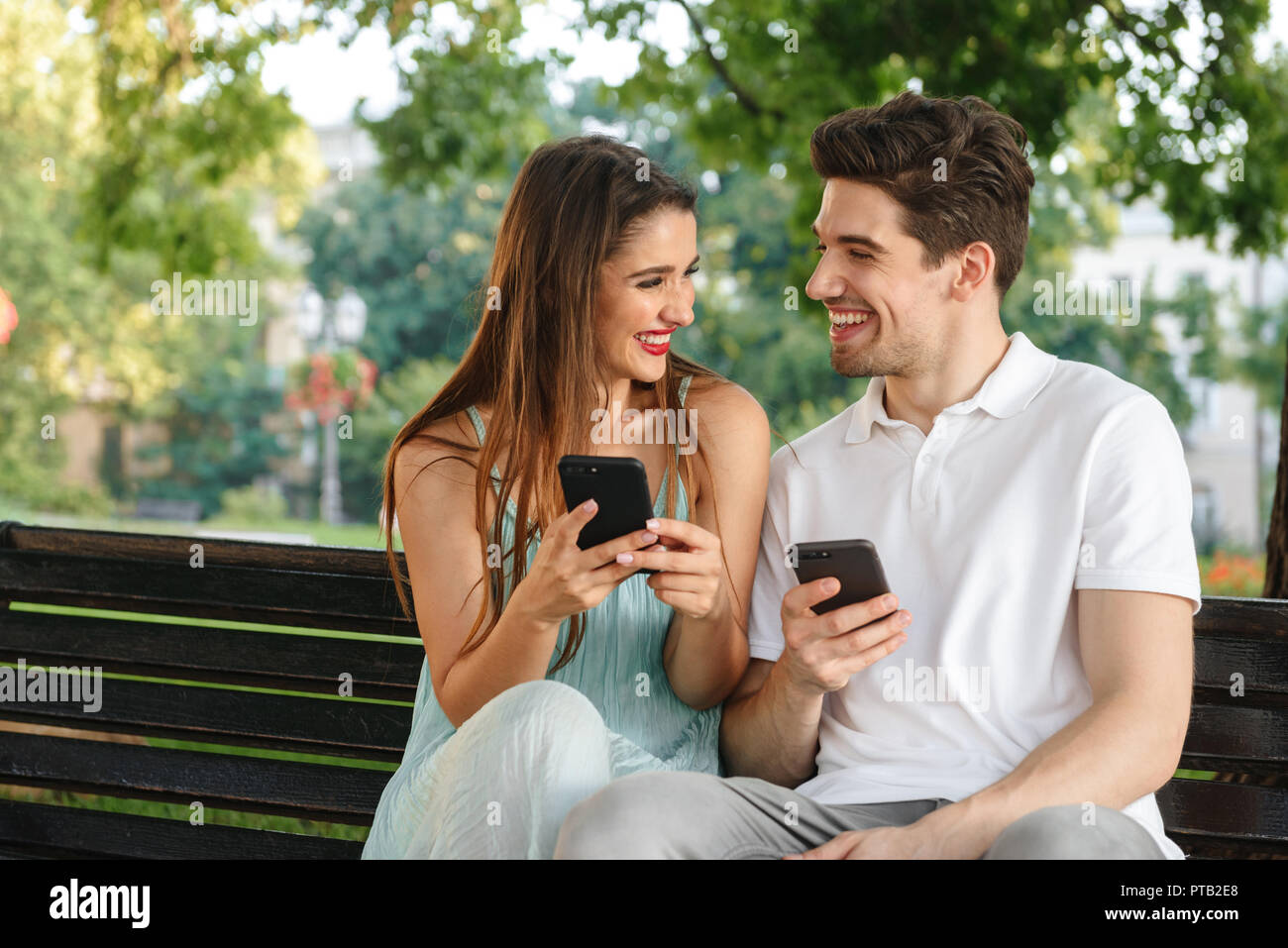 Loving Couple Sunlight Stock Photos Loving Couple Sunlight Stock