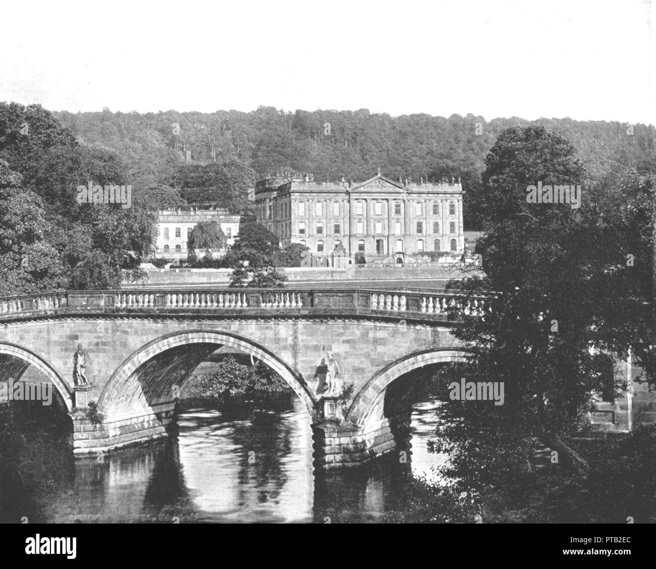 Chatsworth House, Derbyshire, 1894. Creator: Unknown. Stock Photo