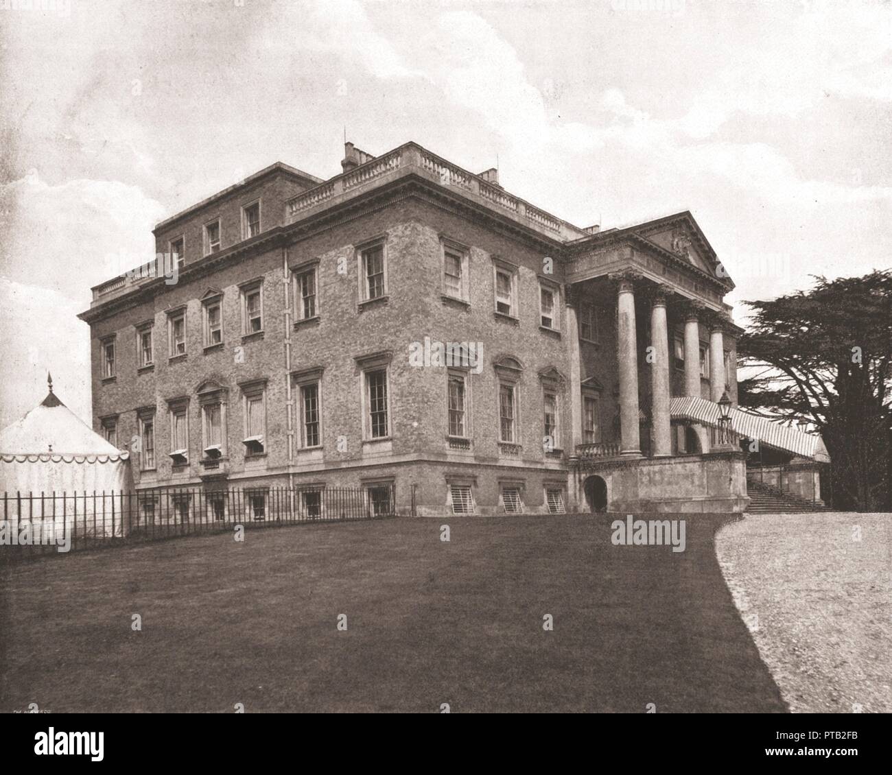 Claremont House, Esher, Surrey, 1894. Creator Unknown Stock Photo Alamy