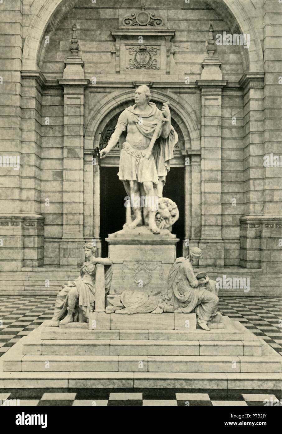 'Statue of Lord Cornwallis', 1925. Creator Unknown Stock Photo Alamy