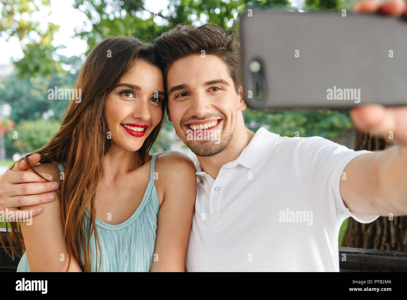 Loving Couple Sunlight Stock Photos Loving Couple Sunlight Stock