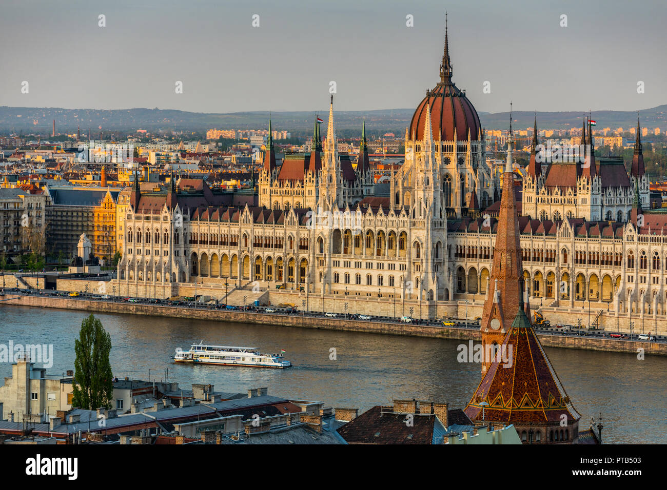 Budapest Parliament Stock Photo