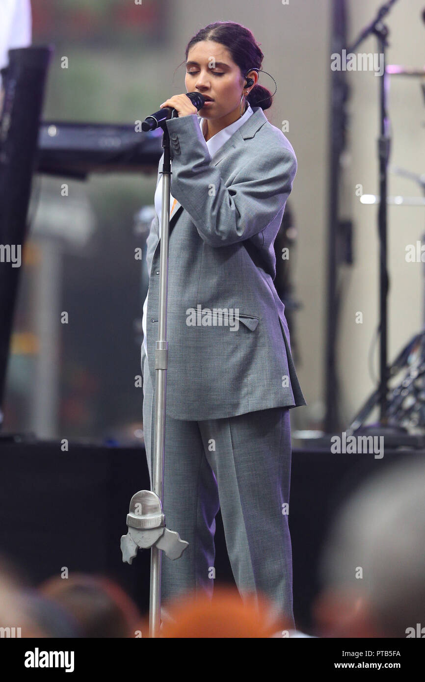 Alessia Cara performs on the 'Today Show' as part of the Citi Concert
