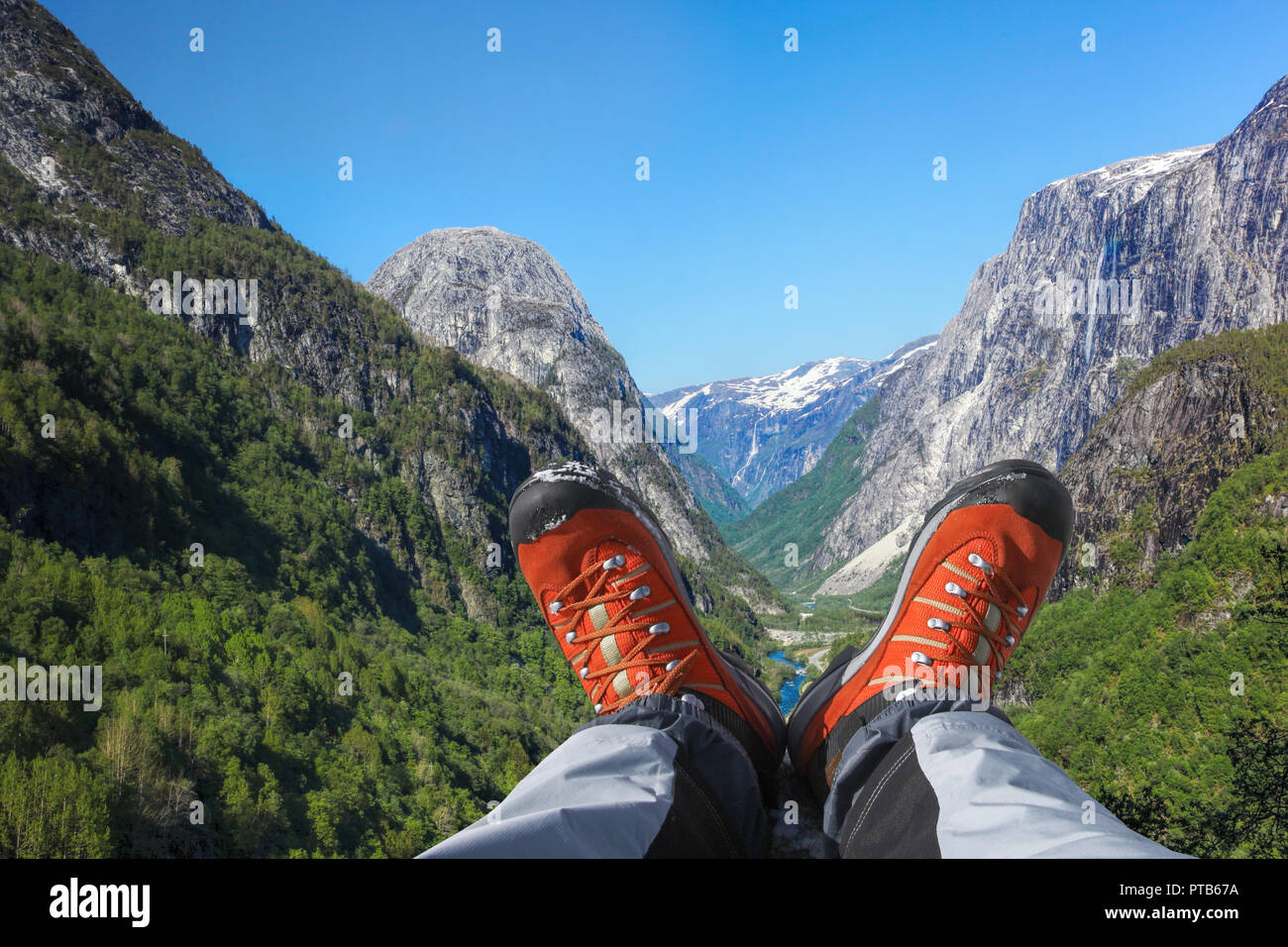 Walk trail flam myrdal sognefjord hi-res stock photography and images -  Alamy