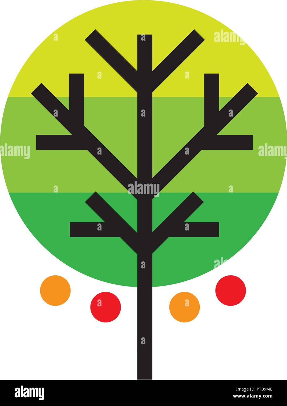 Vector sign organic farming, Greengrocer Stock Vector Image & Art - Alamy