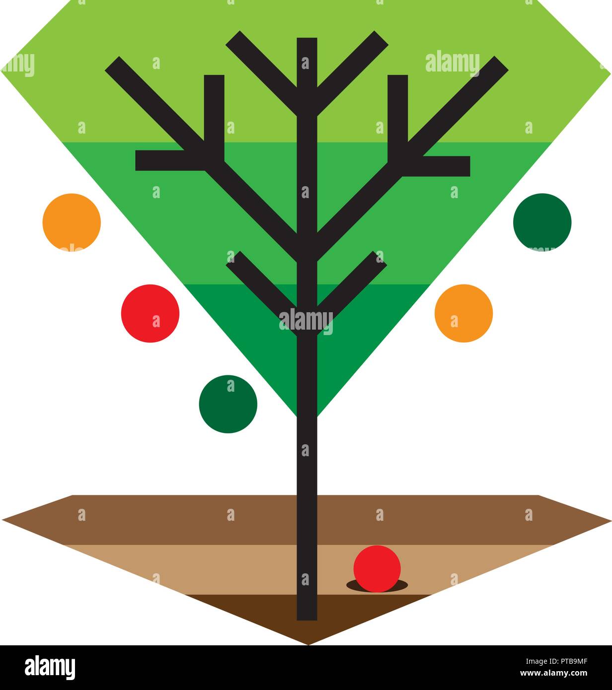 Vector sign organic farming, Greengrocer Stock Vector Image & Art - Alamy