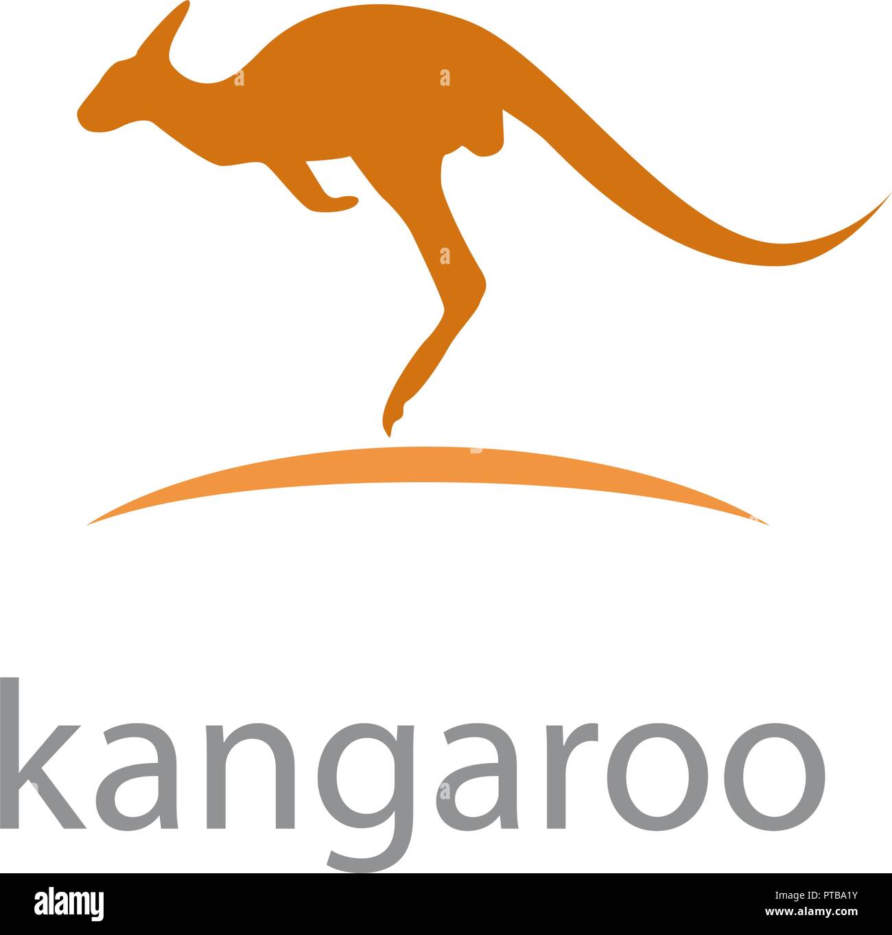 Kangaroo Sign Vector Family crest vector hi-res stock photography and images - Alamy