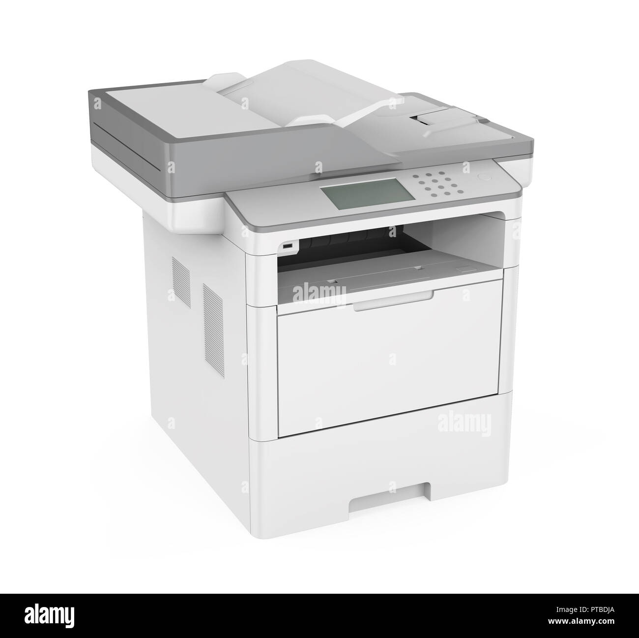 Laser Printer Isolated Stock Photo Alamy